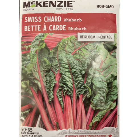McKenzie Seed Swiss Chard Rhubarb Pkg