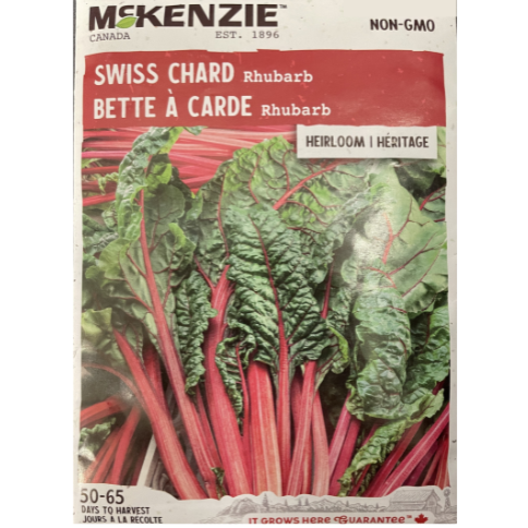 McKenzie Seed Swiss Chard Rhubarb Pkg.