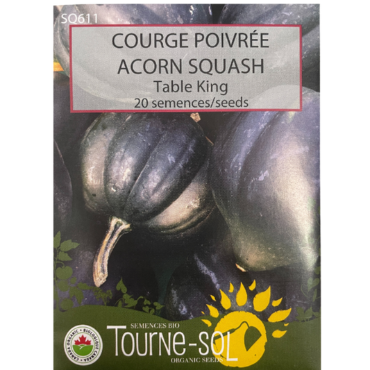 Tourne-Sol Squash Acorn Table King Pkg