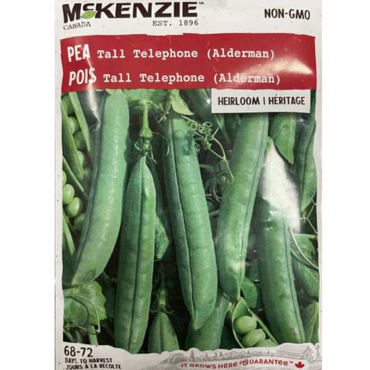 McKenzie Seed Pea Tall Telephone (Alderman) Pkg