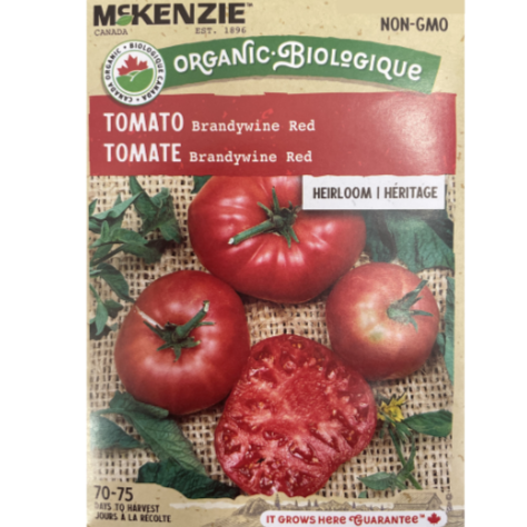 McKenzie Organic Seeds  Tomato Brandywine Pkg
