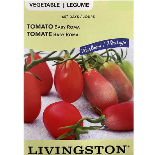 Livingston Seeds Tomato Baby Roma Pkg