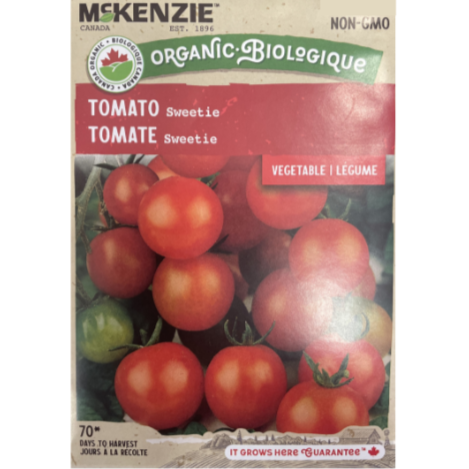 McKenzie Organic Seeds Tomato Sweetie Pkg