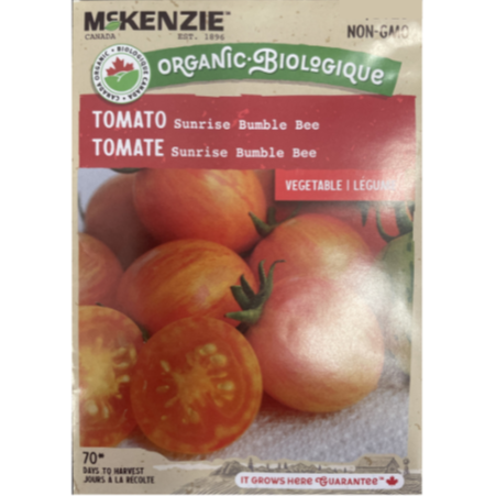McKenzie Seeds Organic Tomato Sunrise Bumble Bee Pkg