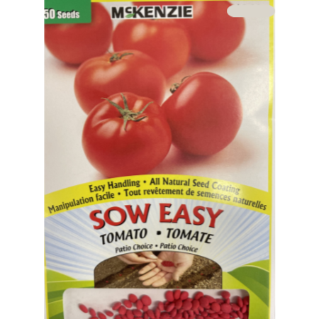 McKenzie Sow Easy Seeds Tomato Patio Choice