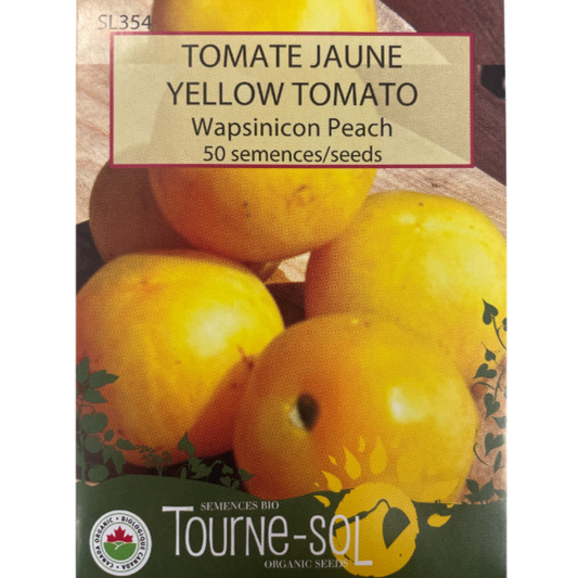 Tourne-Sol Tomato Yellow Wapsinicon Peach Pkg