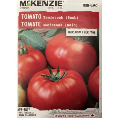 McKenzie Seed Tomato Beefsteak Bush Pkg