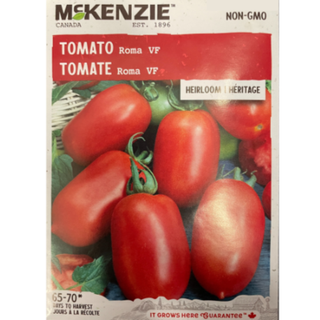 McKenzie Seed Tomato Roma VF Pkg