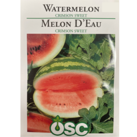 OSC Seeds Watermelon Crimson Sweet Pkg