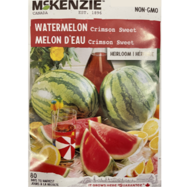 McKenzie Seed Watermelon Crimson Sweet Pkg