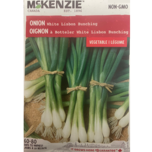 McKenzie Seed Onion White Lisbon Bunching Pkg