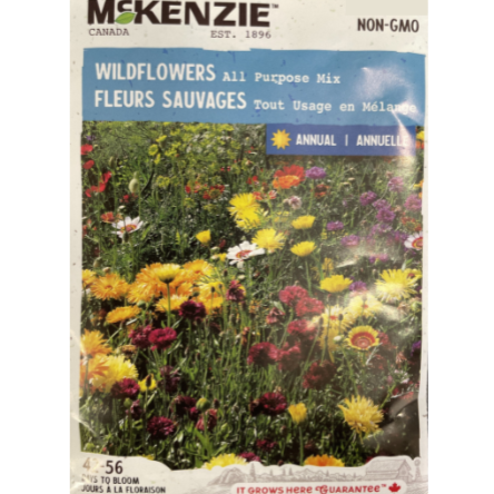 McKenzie Seed Wildflowers All Purpose Mix Pkg