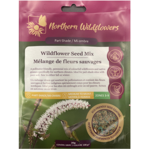 Northern Wildflowers Part Shade Wildflower Seed Mix