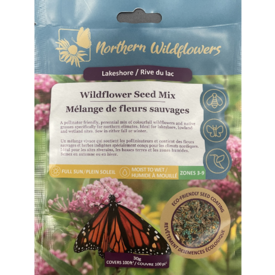 Northern Wildflowers Lakeshore Wildflower Seed Mix