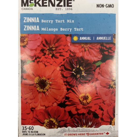 McKenzie Seed Zinnia Berry Tart Mix Pkg