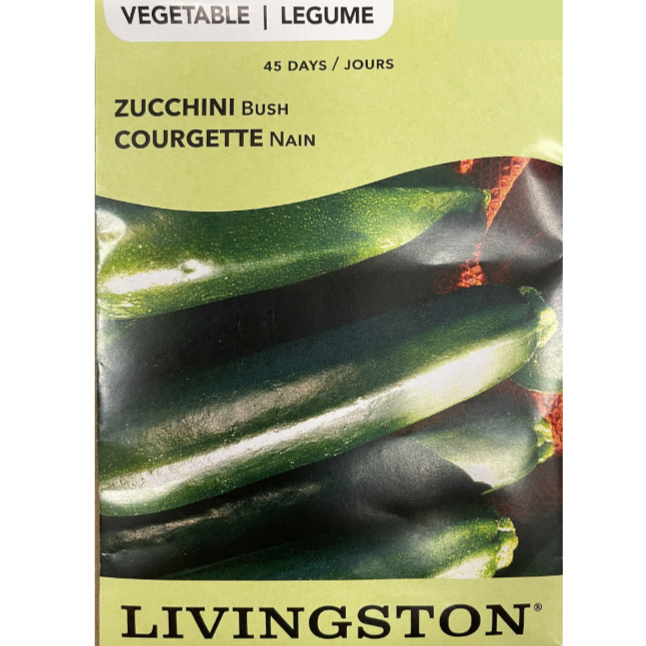 Livingston Seeds Zucchini Bush Pkg