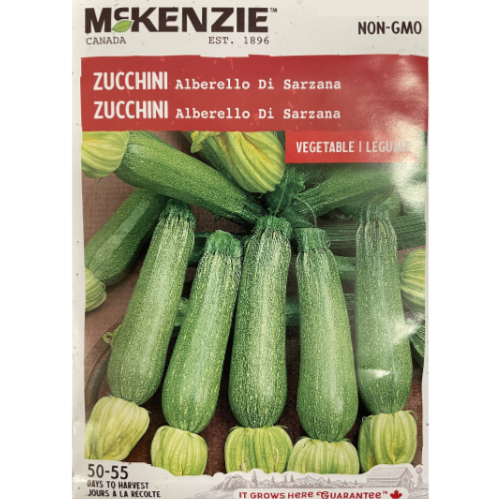 McKenzie Seed Zucchini Alberello Do Sarzana Pkg