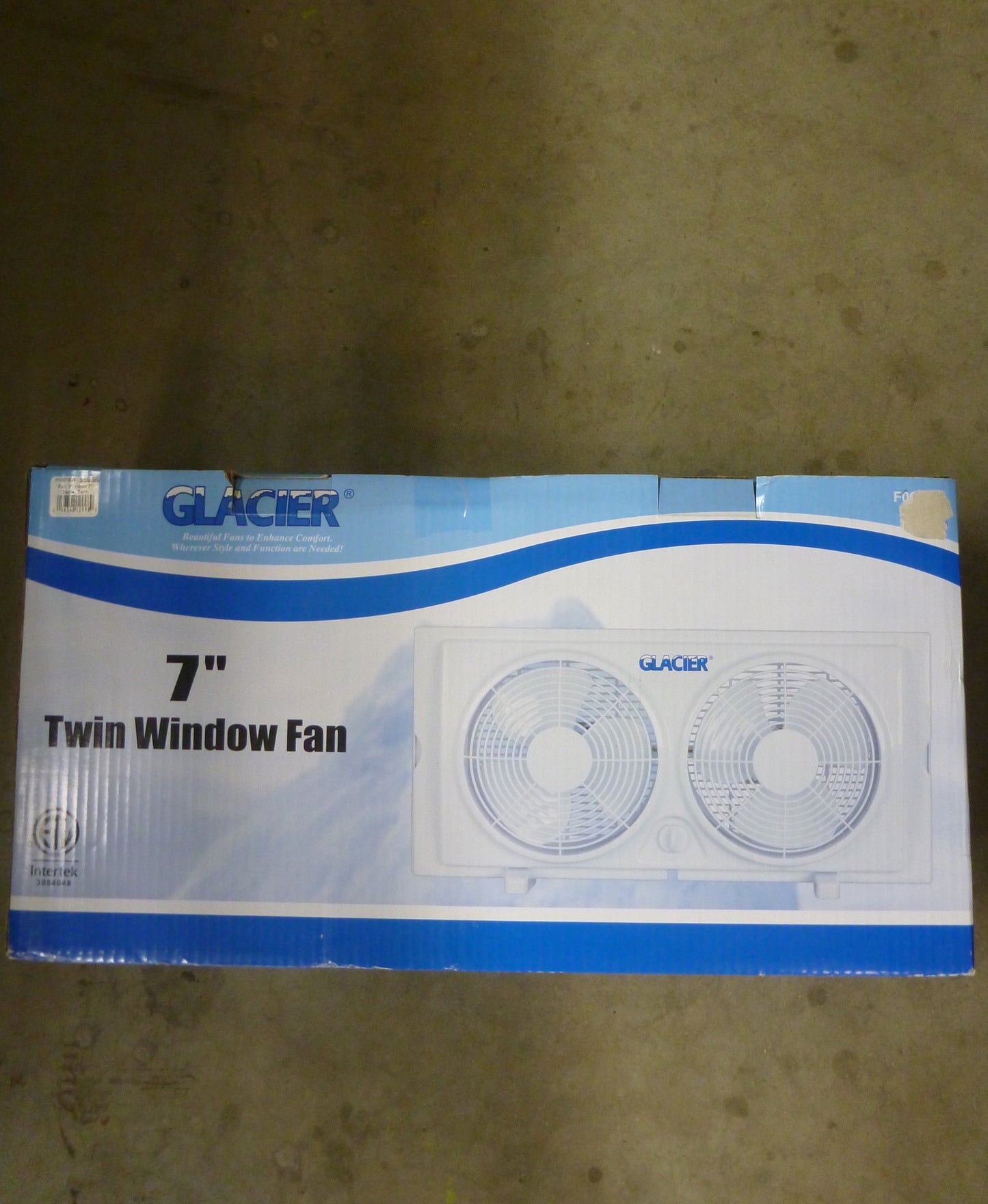 Fan Window 7" - Glacier Twin
