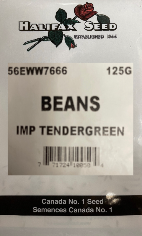 Halifax Seed Bean Improved Tendergreen Bush 125g
