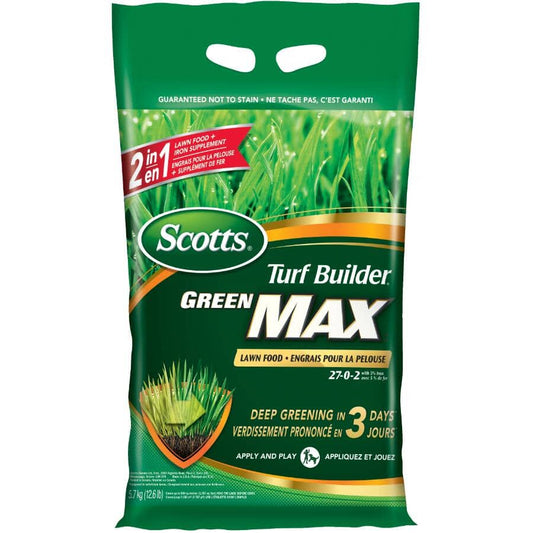 Turf Builder Scotts Green Max 27-0-2 5.7 kg