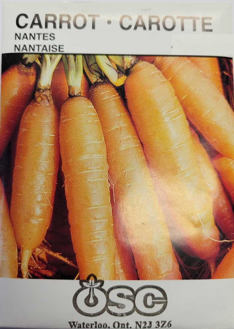 OSC Seeds Carrot Nantes Pkg.