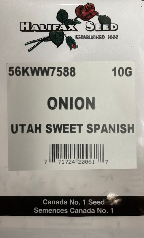 Halifax Seed Onion Utah Sweet Spanish 10g