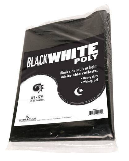 Black & White Poly Sheeting