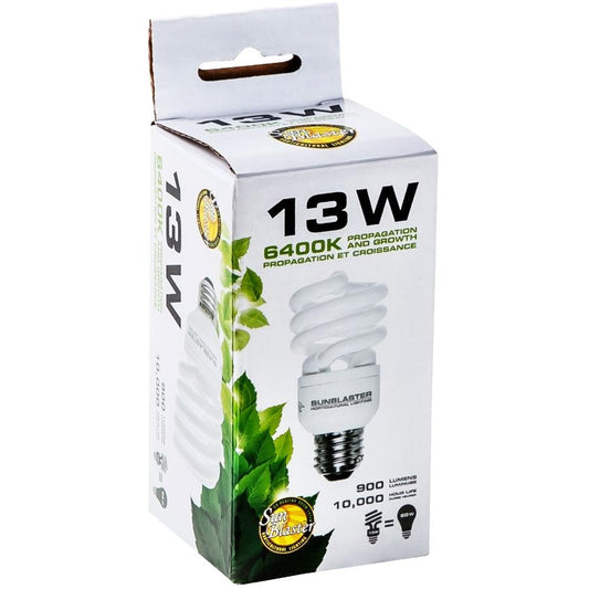 SunBlaster 13-watt 6400K CFL Grow Bulb