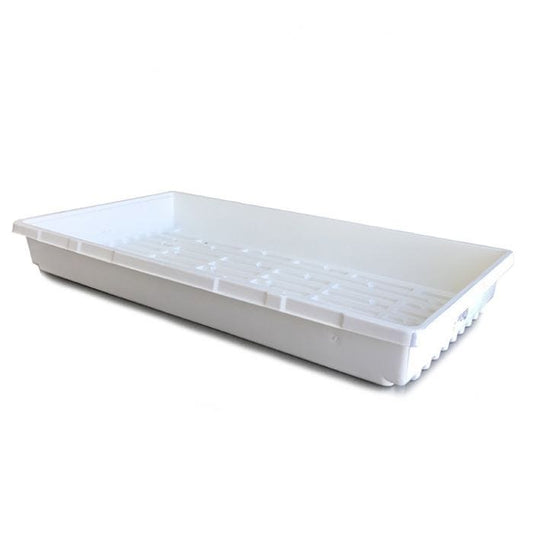 Mondi 10" x 20" Seedling Trays - White No Holes
